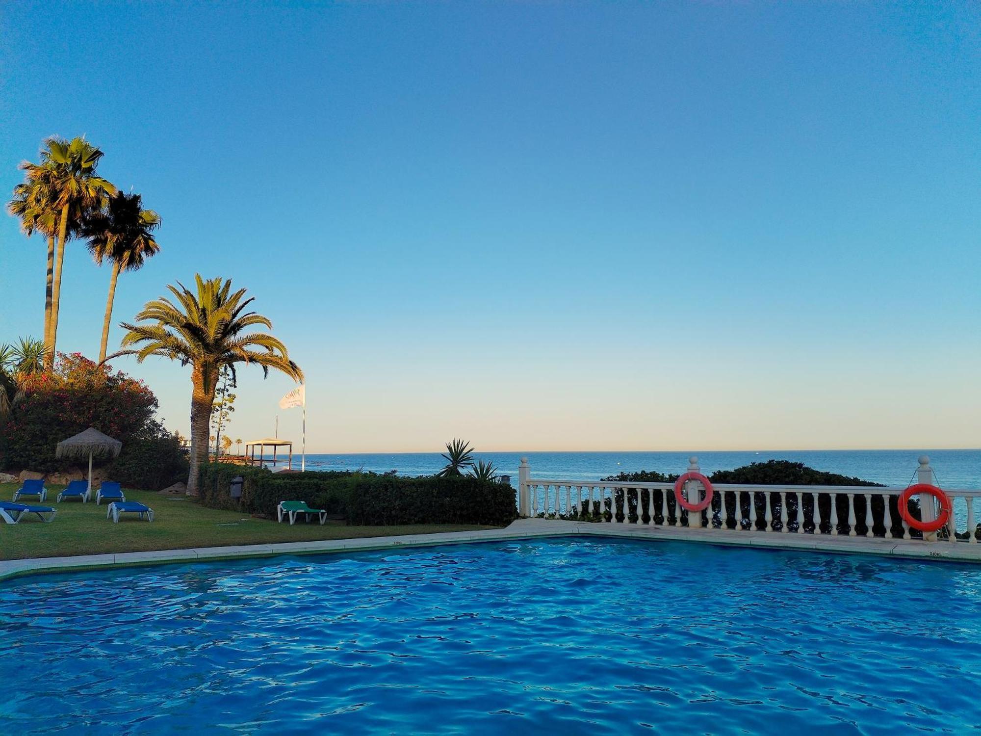 Casa Mar Apartamento Front Beach Con Wifi, Piscina, Padel Y Tenis - Lubina Del Sol Sitio de Calahonda Exterior foto