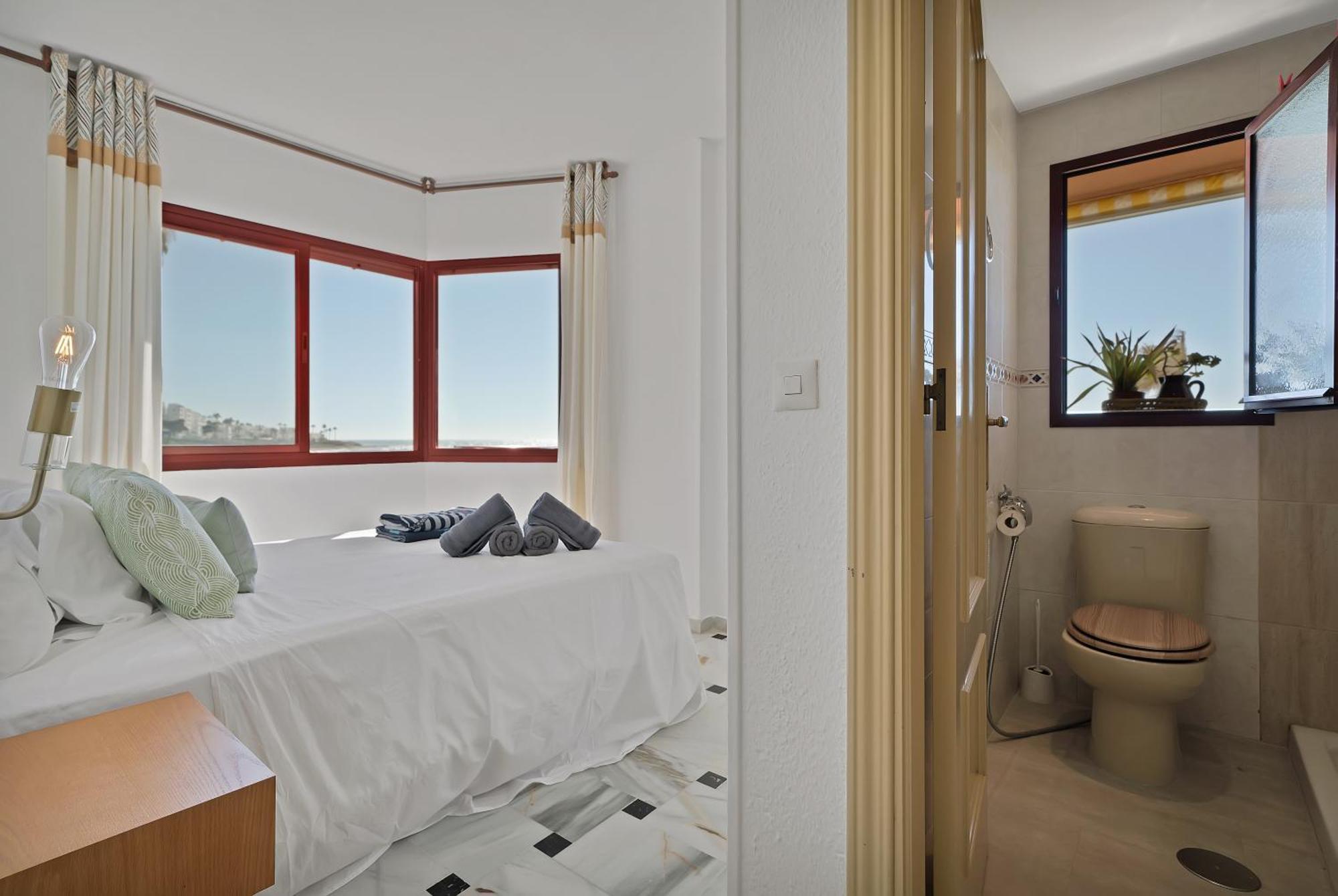 Casa Mar Apartamento Front Beach Con Wifi, Piscina, Padel Y Tenis - Lubina Del Sol Sitio de Calahonda Exterior foto